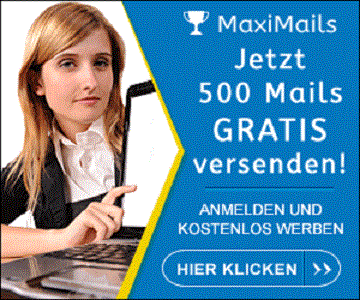 Maxi Mails kostenlos 500 Mails versenden